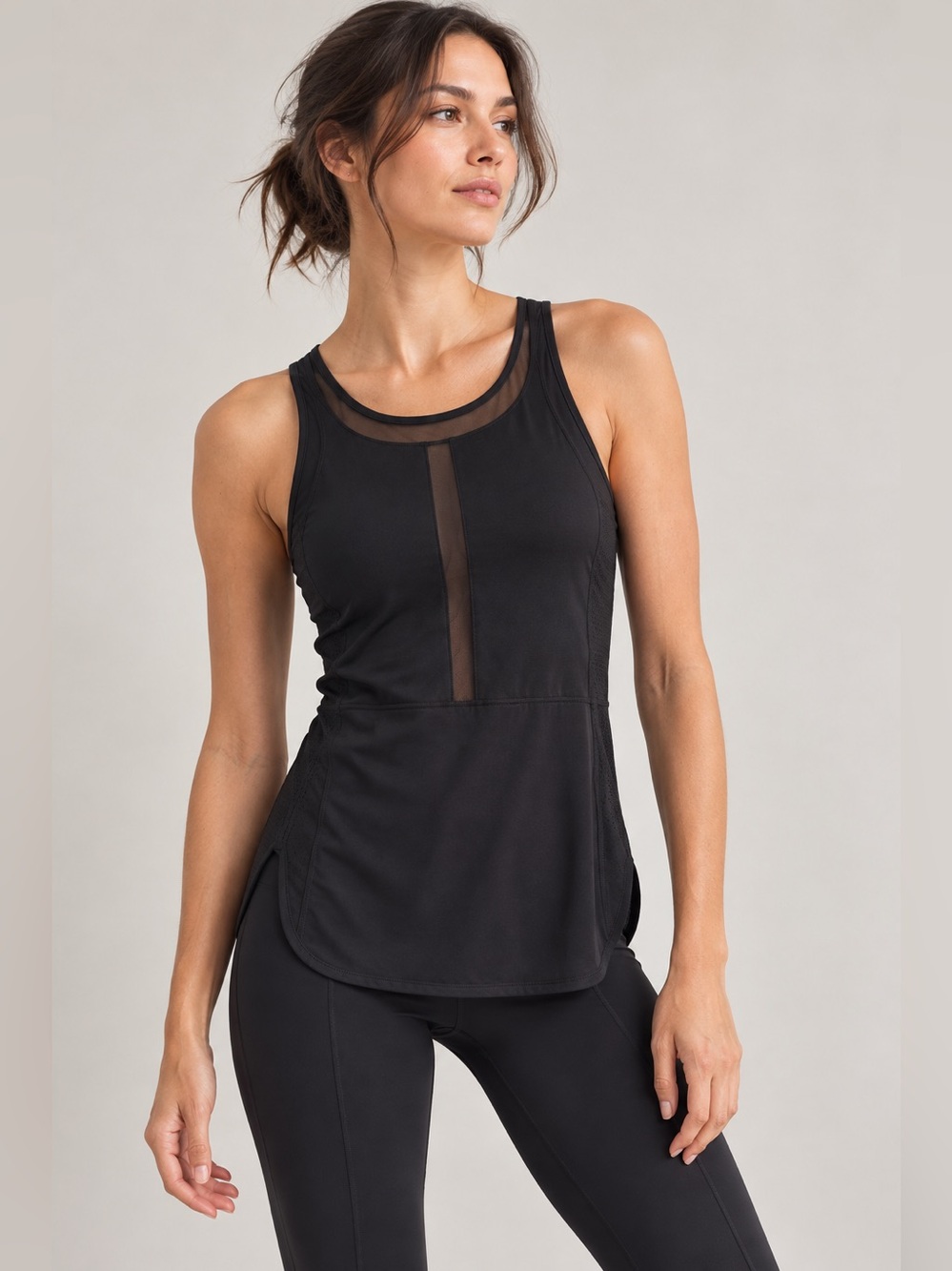 Lululemon Run Mesh Performance Tank | Black | XS (Estimated)